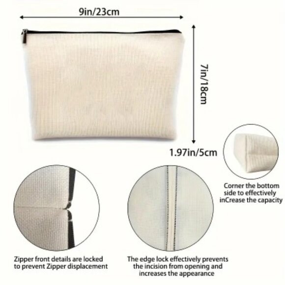 NEW! Disney Parks Snacks Makeup Bag Toiletry Bag Cosmetics - Picture 3 of 4